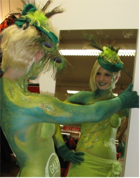 Bodypainting Kaufhof